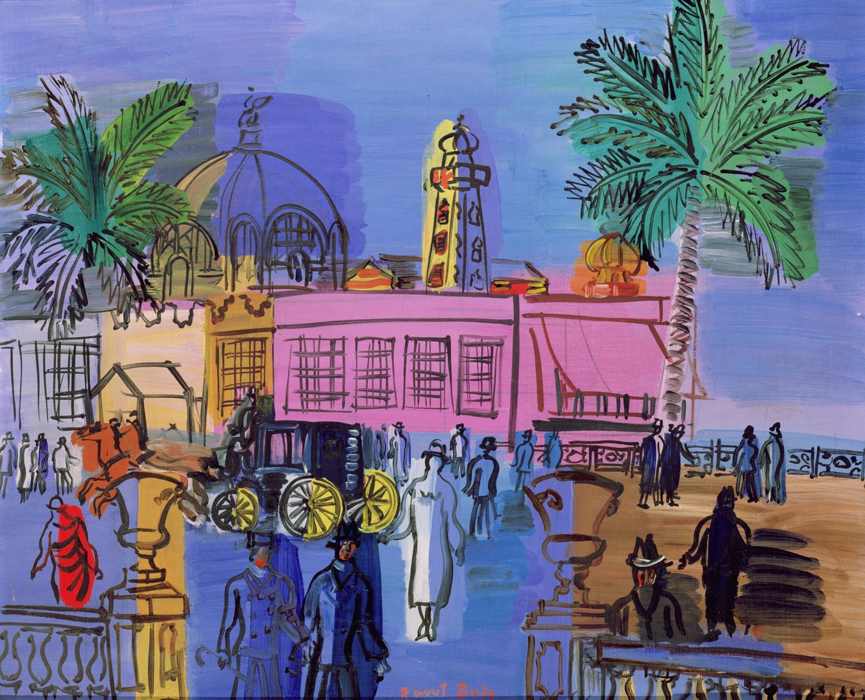 The Casino on the Jetty, Nice by Raoul Dufy