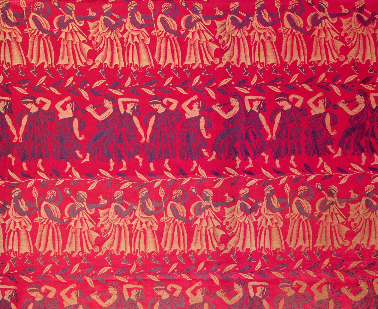 The Cortege of Orpheus, a Silk Damask Designed by Raoul Dufy by Raoul Dufy