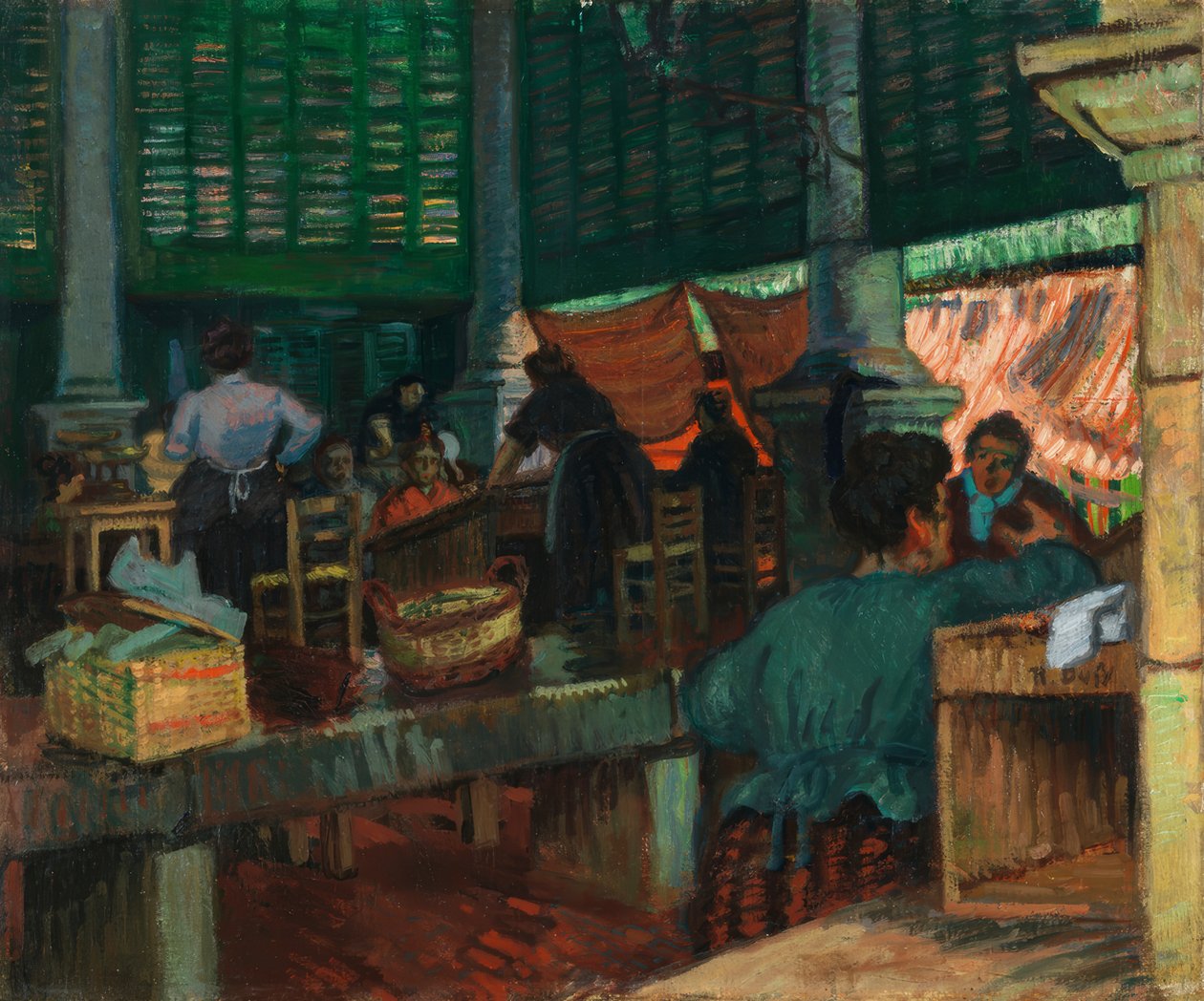 The Fish Market, Marseille by Raoul Dufy