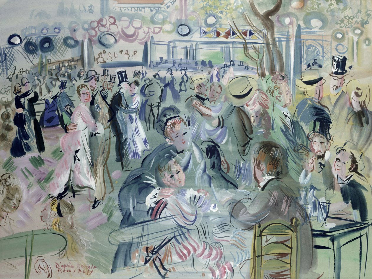 The Moulin de la Galette by Raoul Dufy