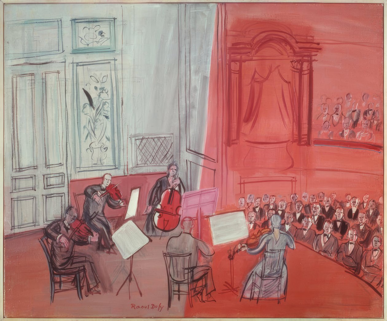 The Orange Concert by Raoul Dufy