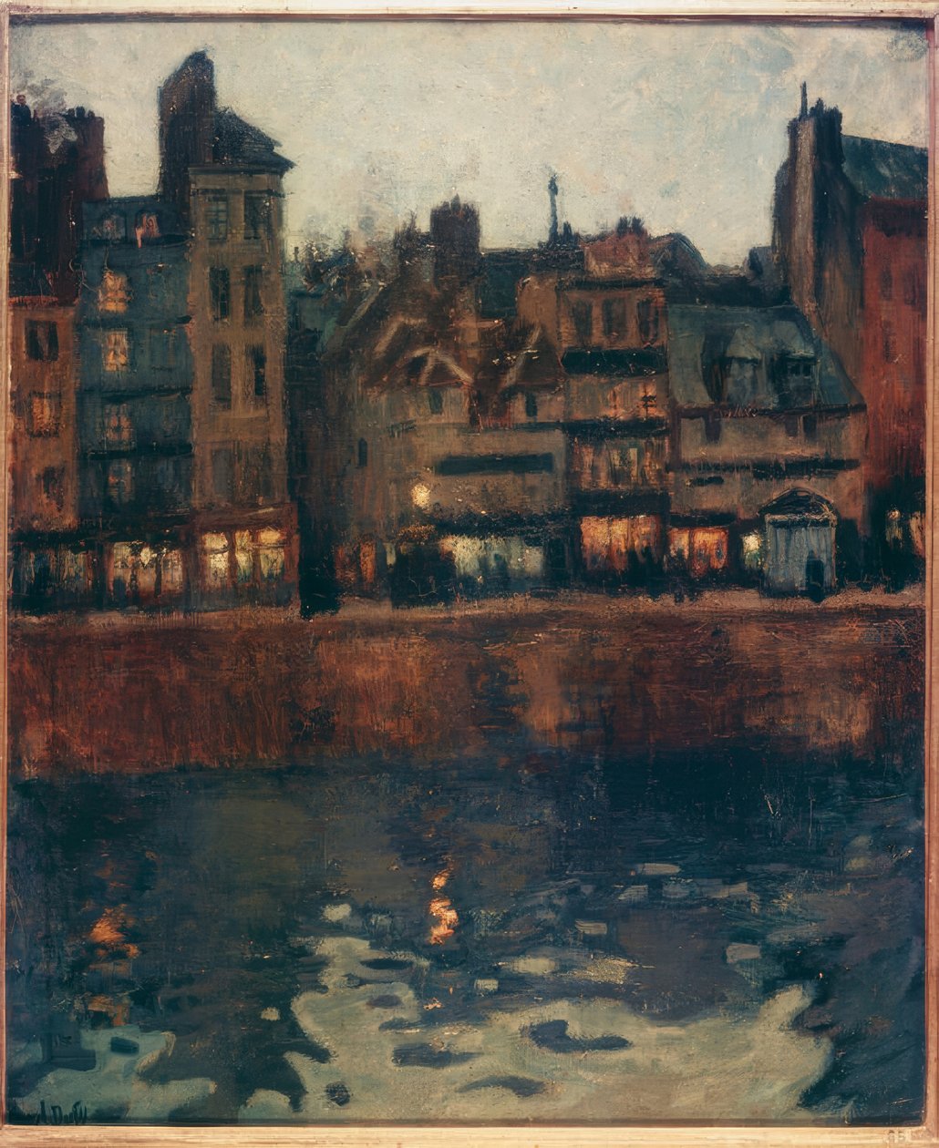 The Port of Le Havre at Dusk by Raoul Dufy
