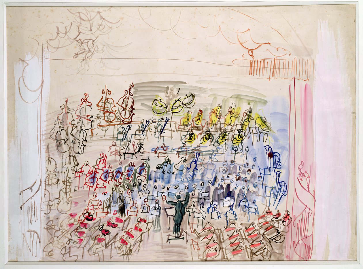 The Symphony Orchestra by Raoul Dufy