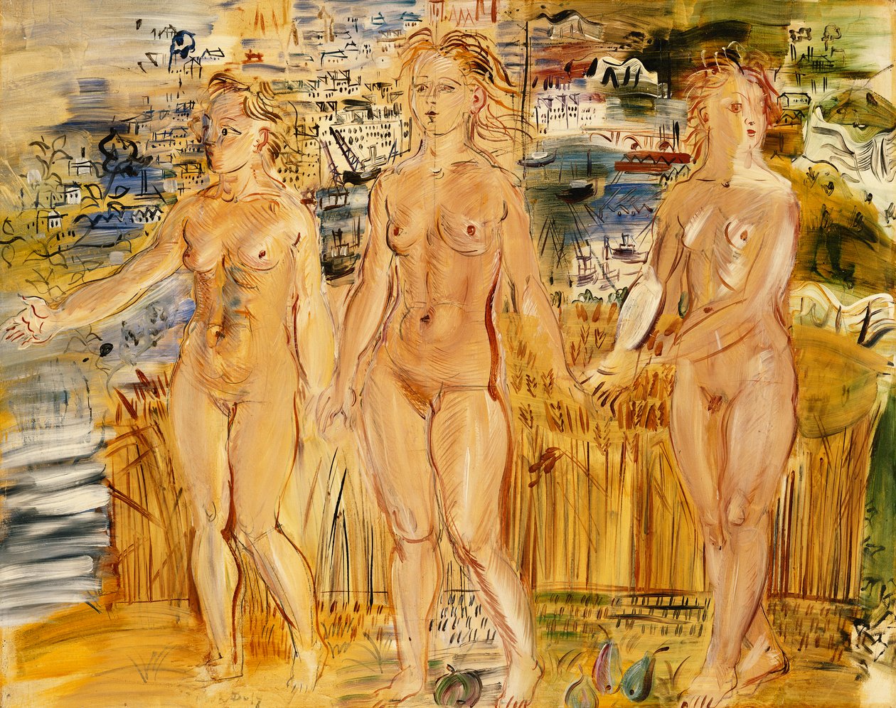 The Three Graces by Raoul Dufy
