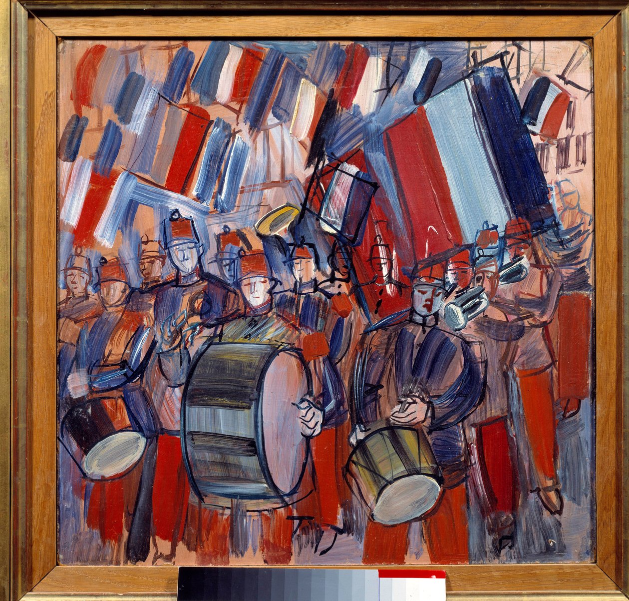 The Band, July 14th, Military Parade by Raoul Dufy