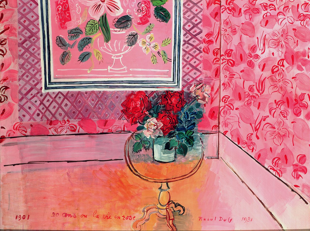 Thirty Years or Life in Pink by Raoul Dufy