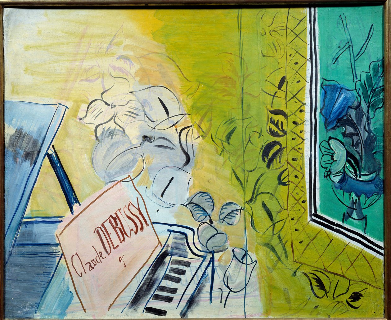 Tribute to Claude Debussy by Raoul Dufy