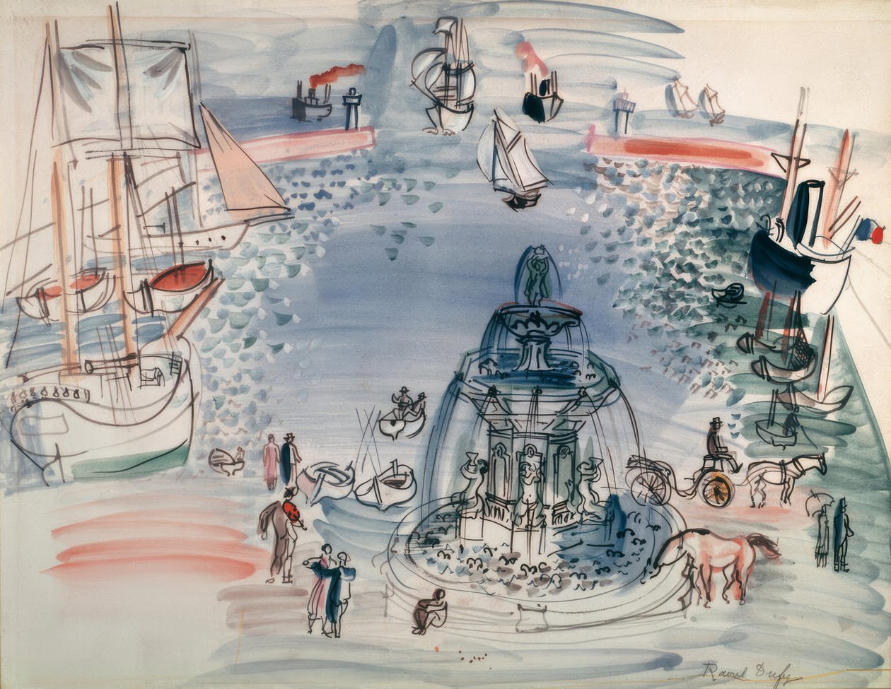Tribute to Claude Lorrain by Raoul Dufy