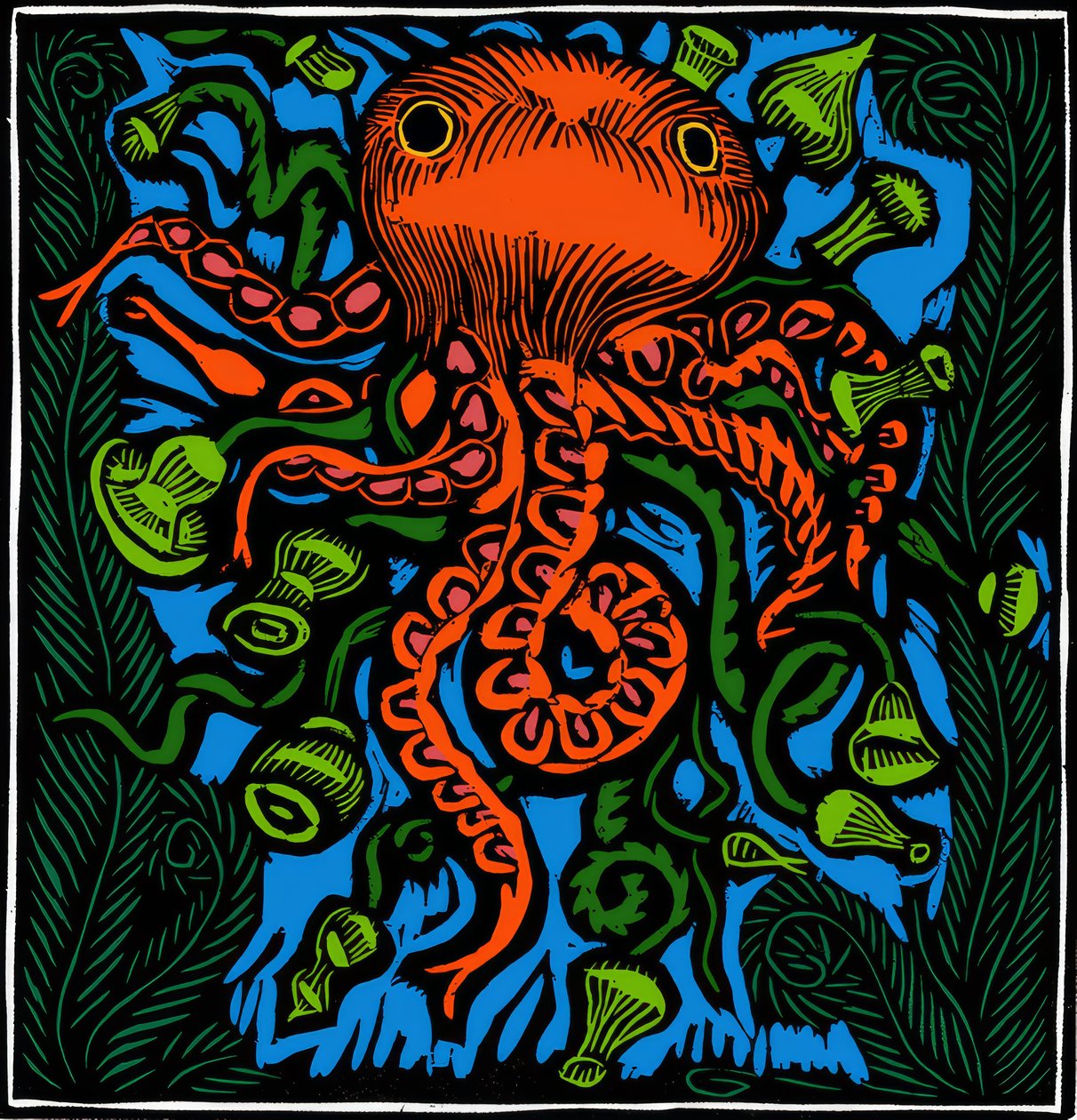 Zoology / Marine Life / Octopus by Raoul Dufy