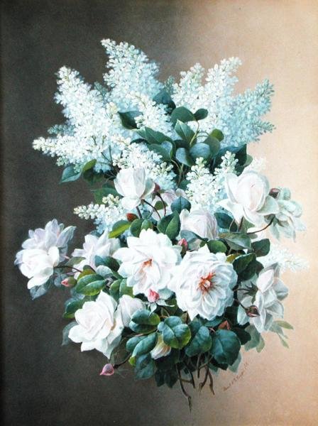 Lilacs and Roses, c.1900 by Raoul M. de Longpre