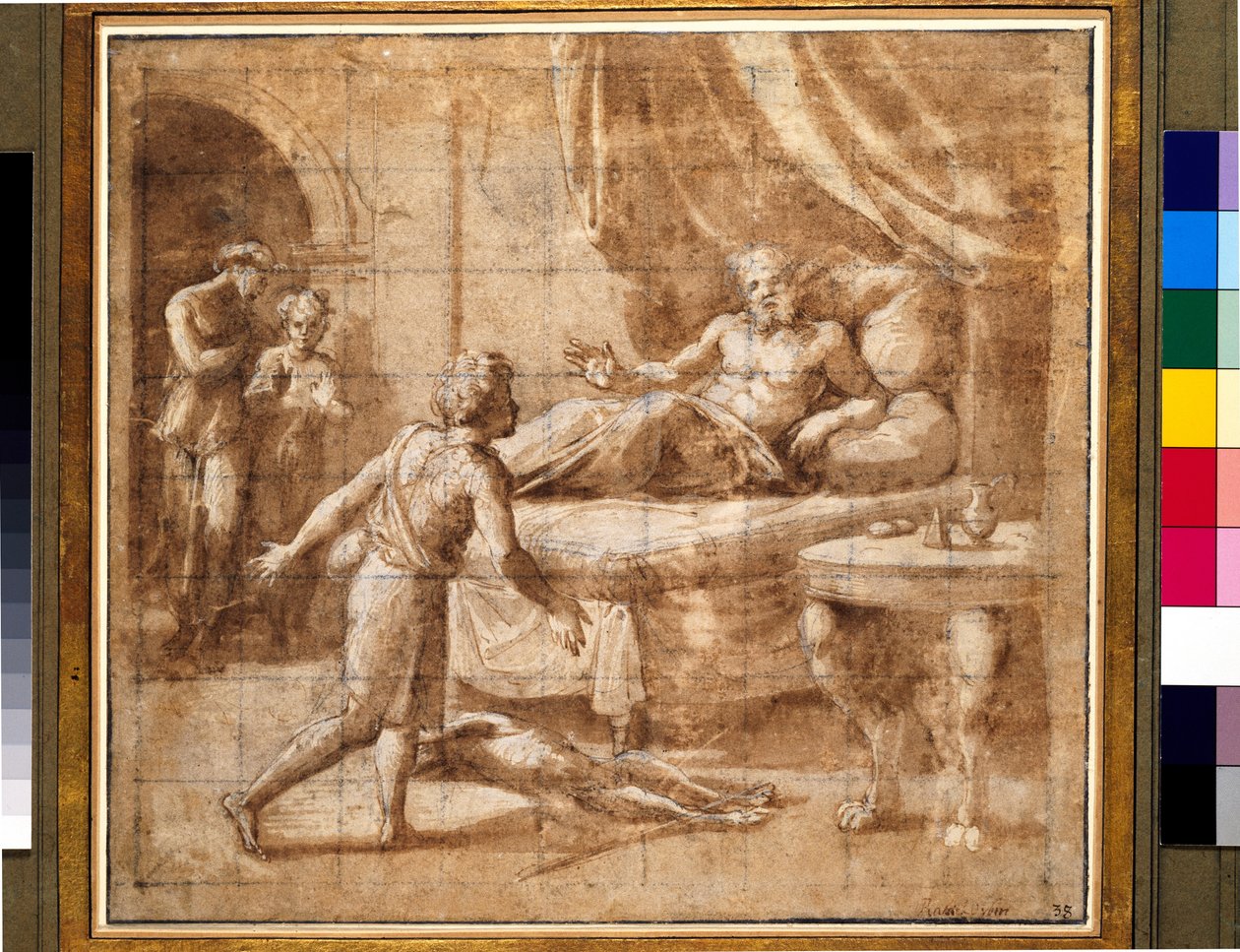 Esau claiming Isaac
