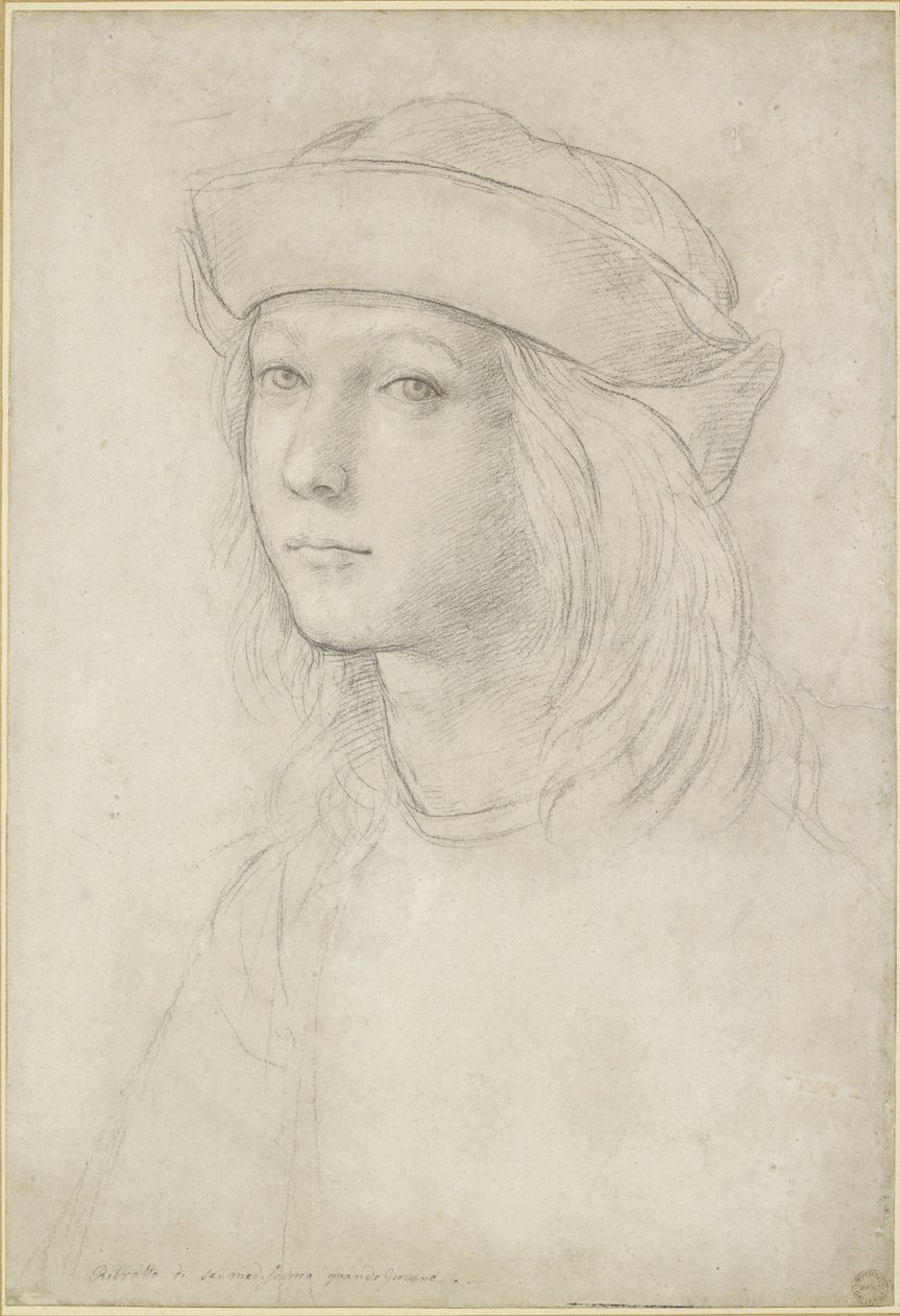 Portrait of an Unknown Youth, Possibly a Self-Portrait by Raffaello Sanzio Raphael