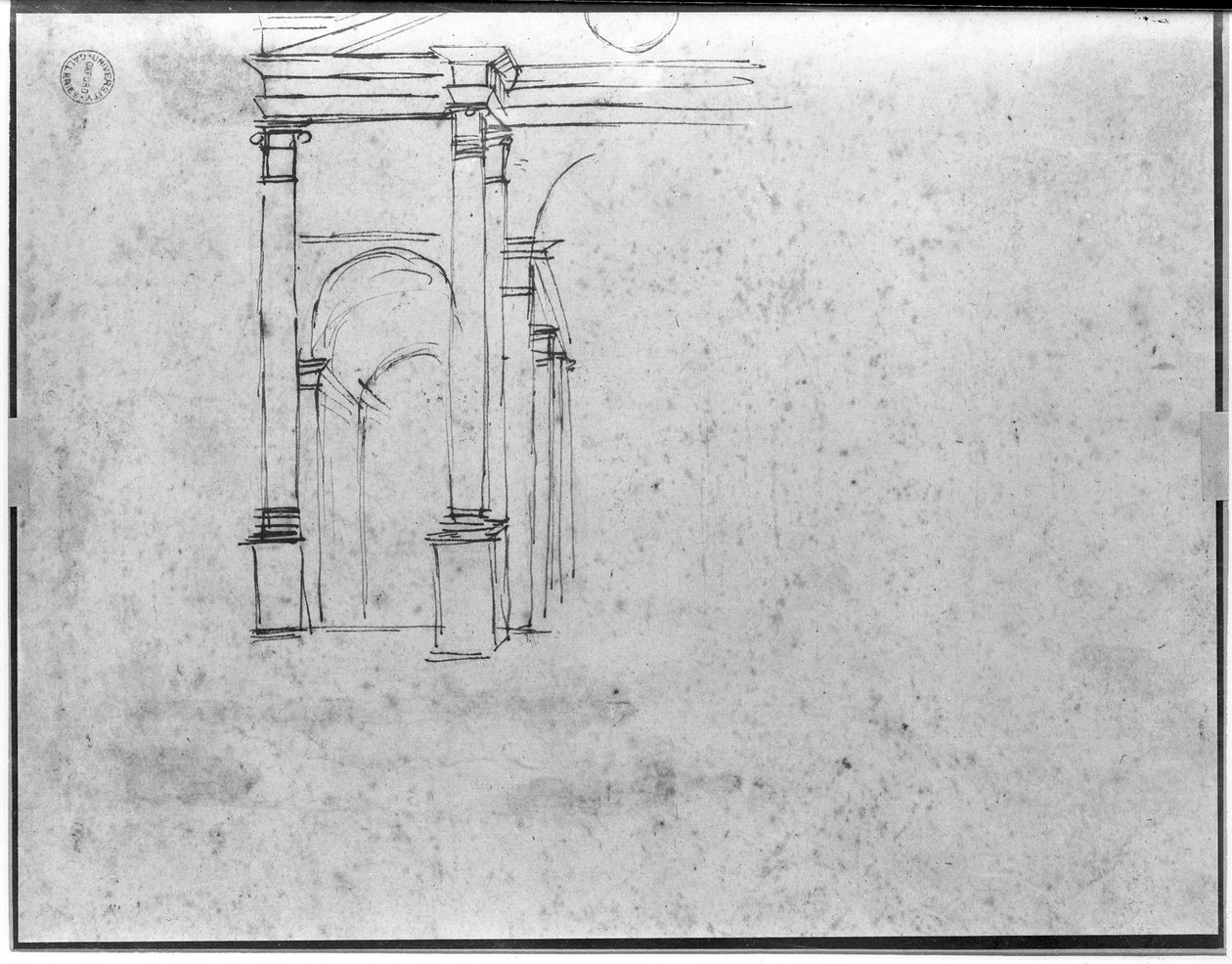 Study for a Half-Length Figure with Arms Spread by Raffaello Sanzio Raphael