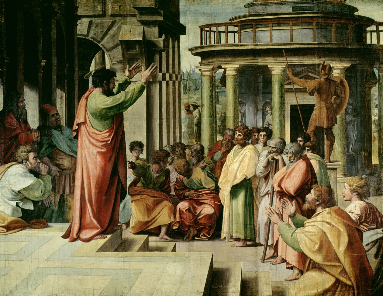St. Paul Preaching at Athens (detail) by Raffaello Sanzio Raphael