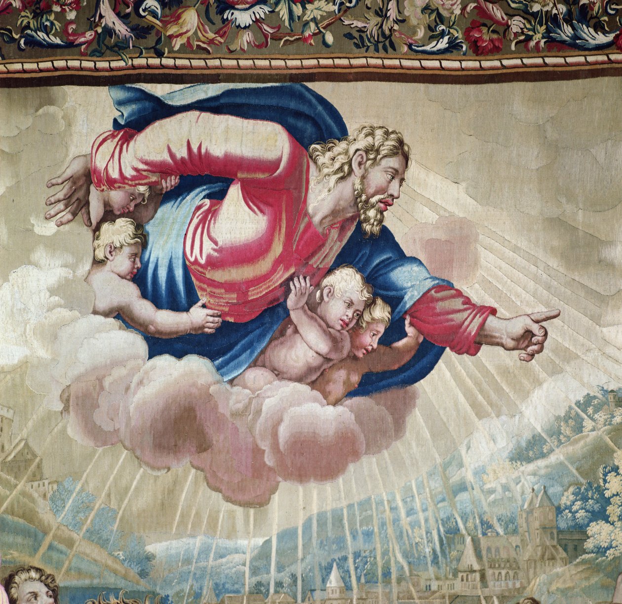 Tapestry Depicting the Acts of the Apostles, the Conversion of Saint Paul (detail) by Raffaello Sanzio Raphael