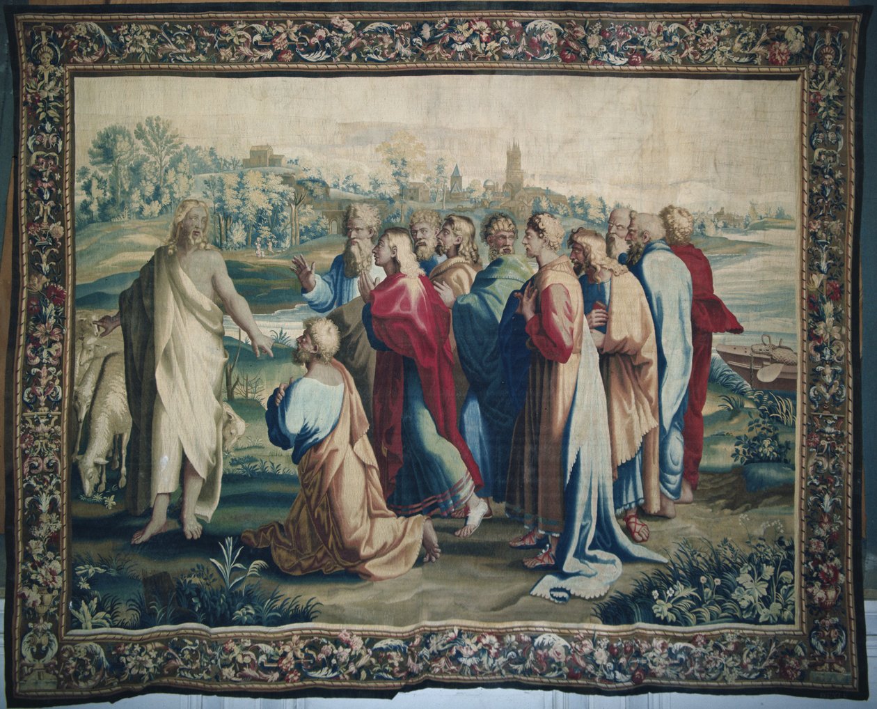Tapestry Depicting the Acts of the Apostles, the Calling of Saint Paul (detail) by Raffaello Sanzio Raphael