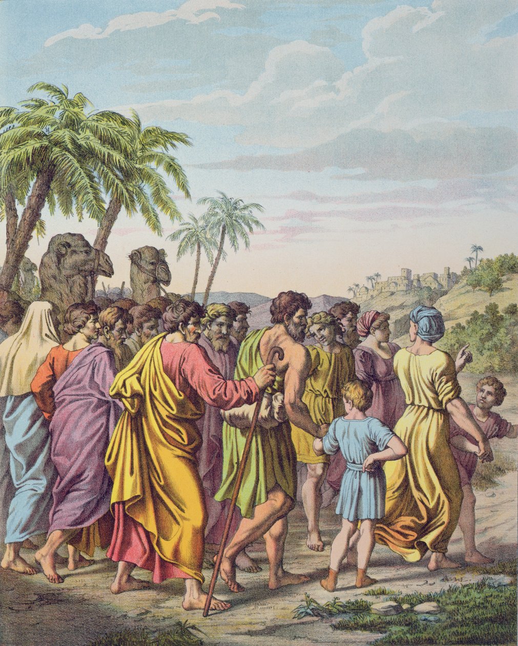 The Return to Jerusalem after the Captivity in Babylon by Raffaello Sanzio Raphael