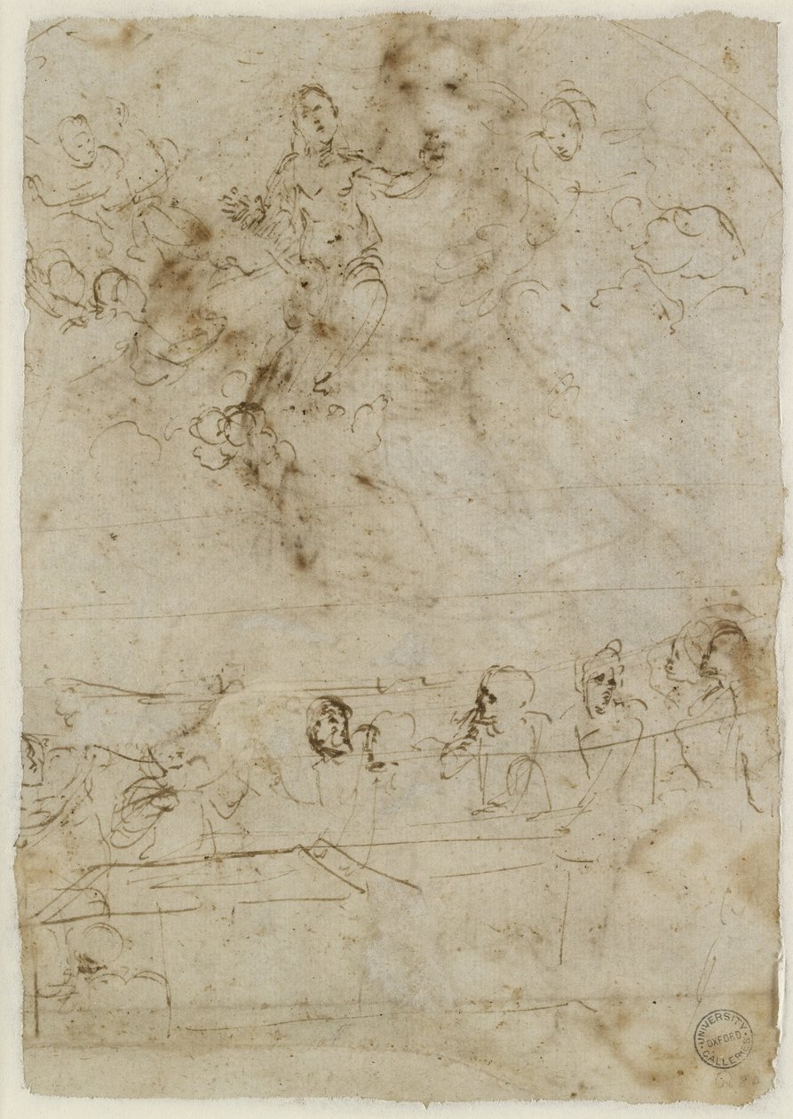 The Assumption of the Virgin (Verso) by Raffaello Sanzio Raphael