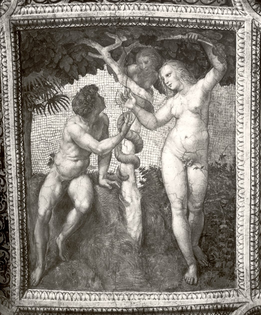Adam and Eve, from the Stanza della Segnatura by Raffaello Sanzio Raphael