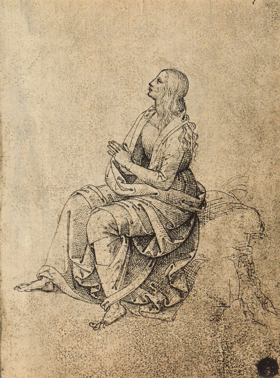 Female Figure Praying by Raffaello Sanzio Raphael