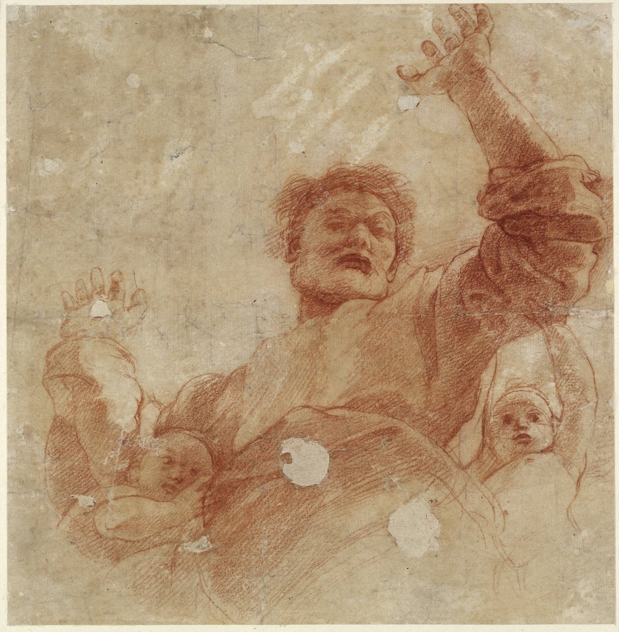 Study for a Figure of the Almighty by Raffaello Sanzio Raphael