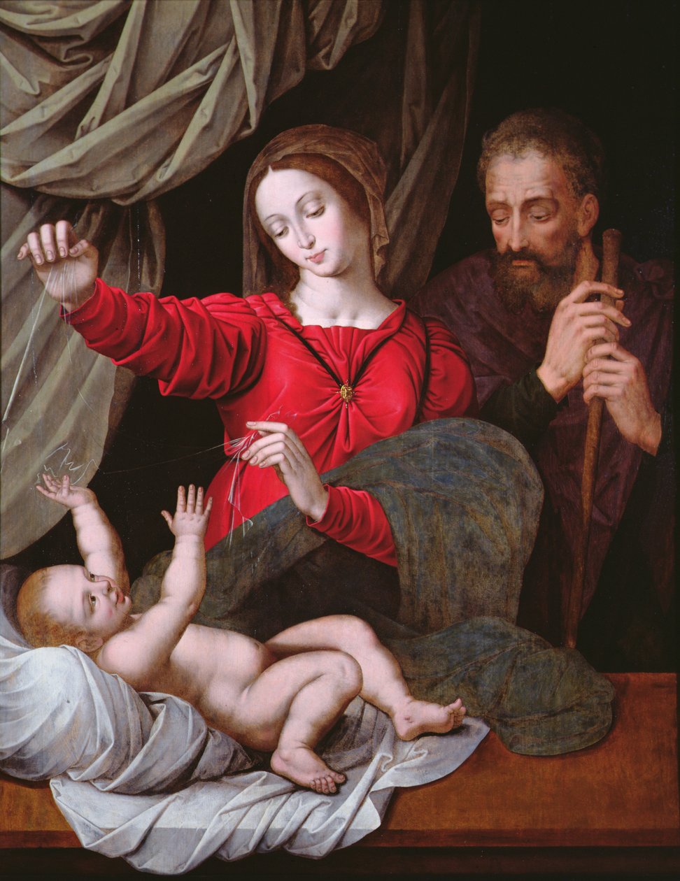 The Madonna of Loreto (copy - original in Musee Conde, Chantilly) by after Raphael
