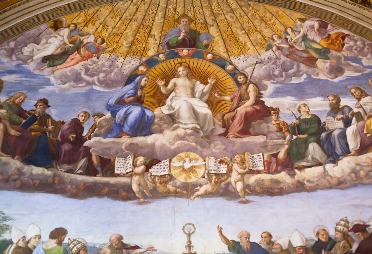 Disputation of the Holy Sacrament by Raphael (1483 1520)