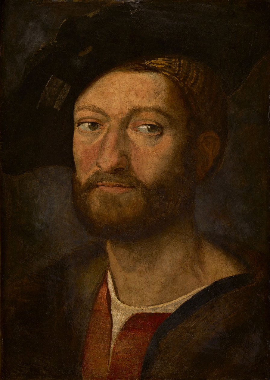 Portrait of a man, said to be Giuliano de Medici, Duke of Nemours by after Raphael