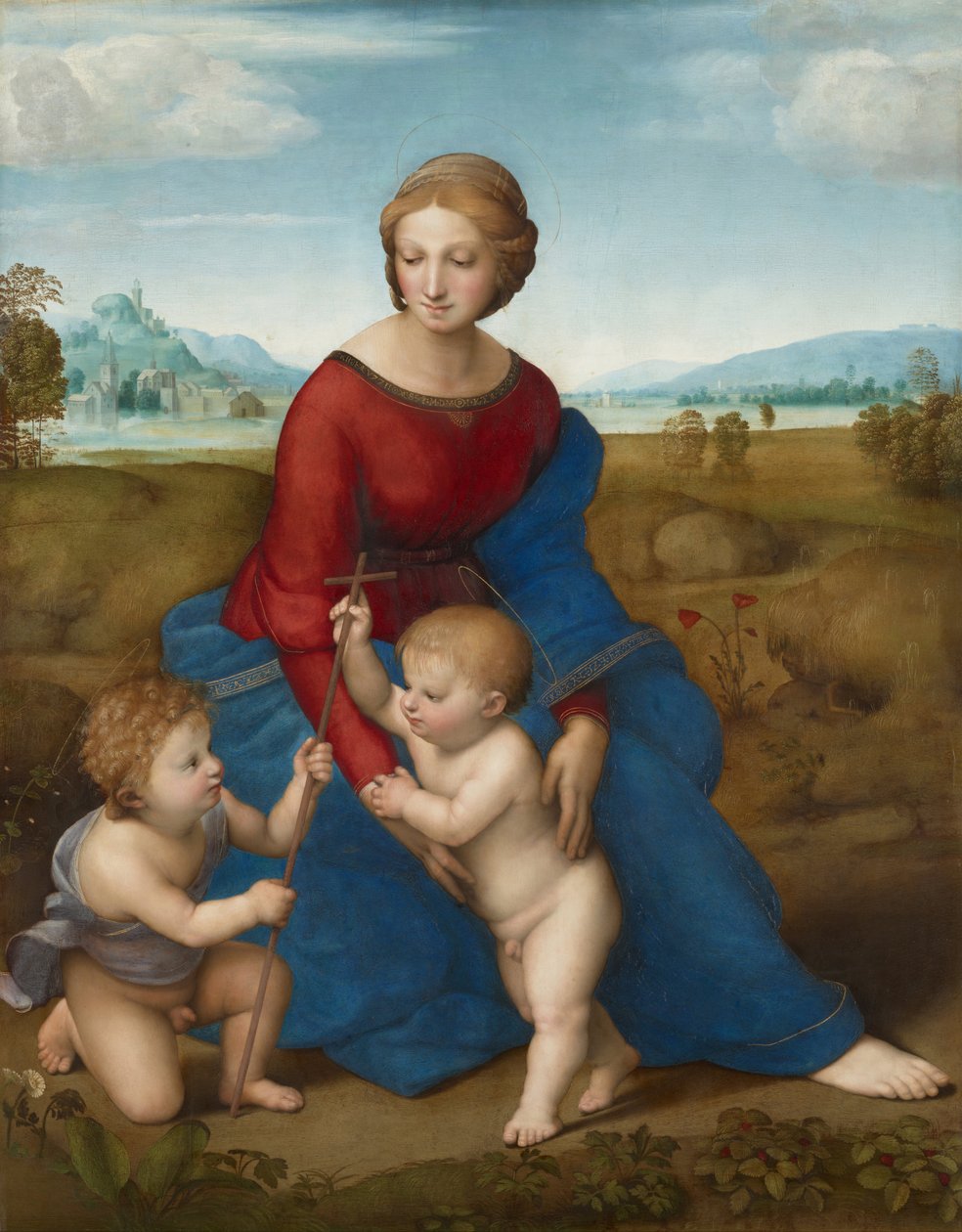 Madonna in the Meadow, c.1506 by Raphael (1483 1520)