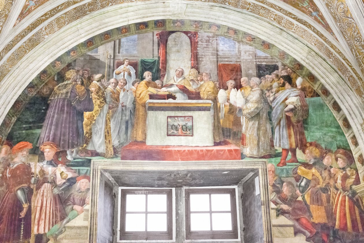 The Oath of Leo III by Raphael (1483 1520)
