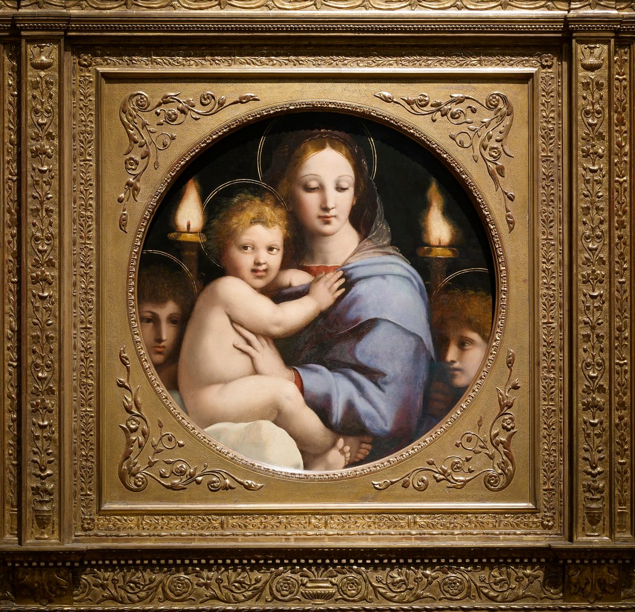 Madonna of the Candelabra, c.1513 by Raffaello Sanzio Raphael