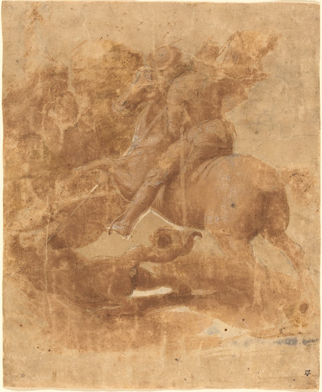 Saint George and the Dragon by Raphael: Buy fine art prints