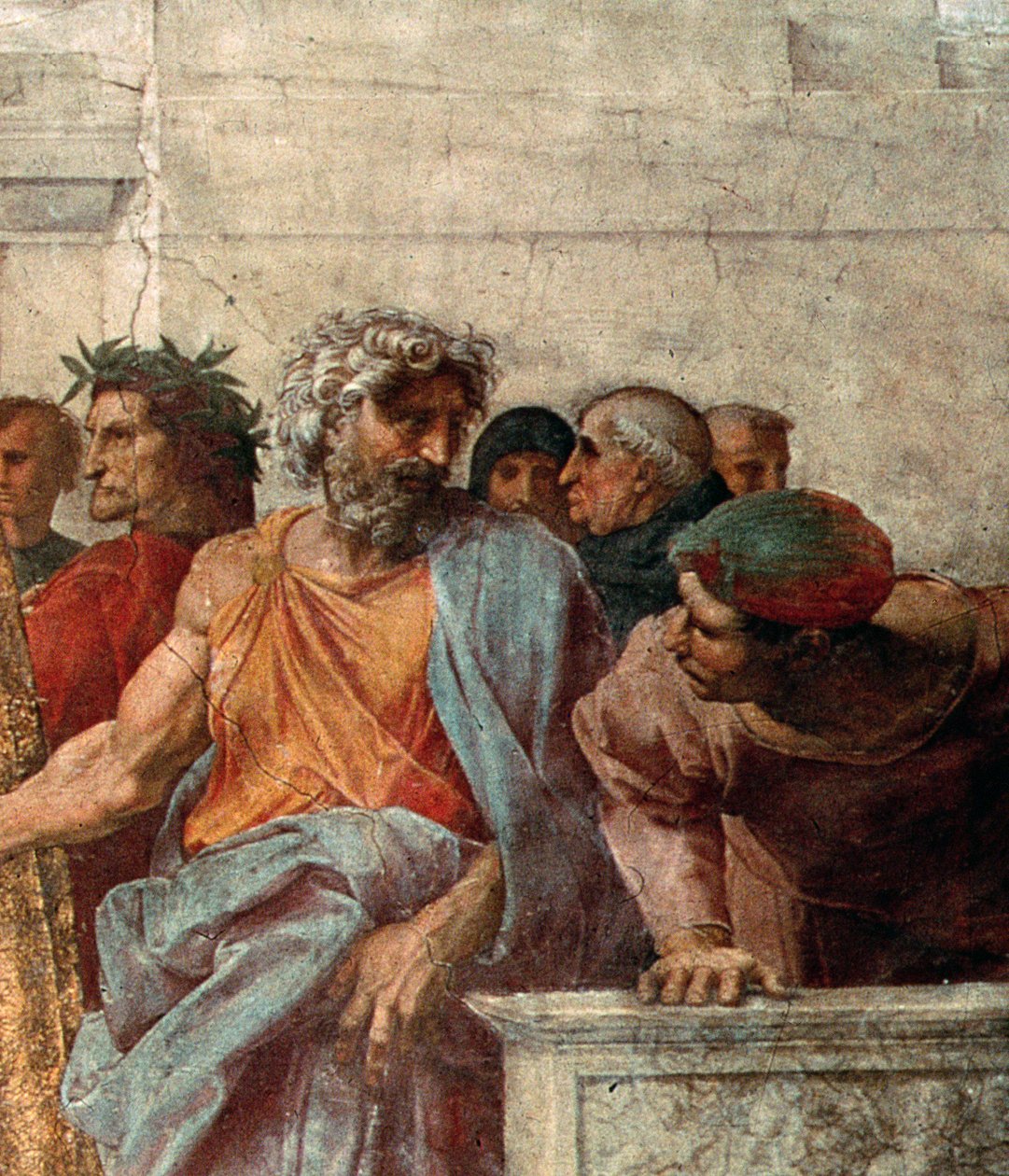 Disputa, from the Stanza della Segnatura (detail) by Raffaello Sanzio Raphael