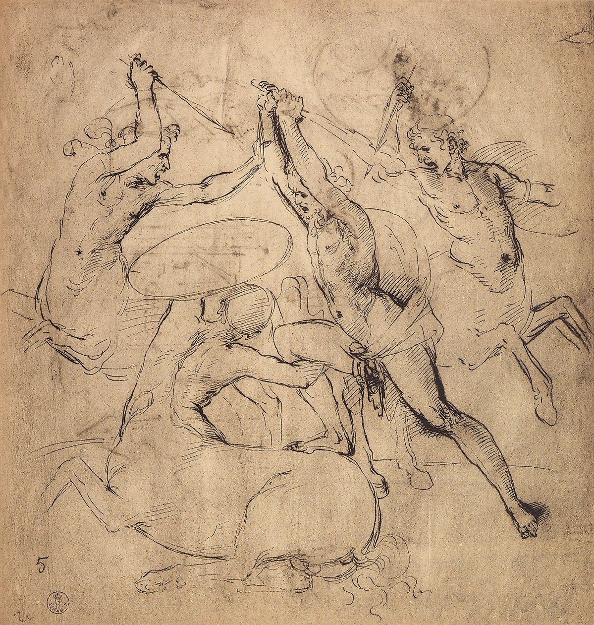 Hercules Kills the Centaur by Raffaello Sanzio Raphael