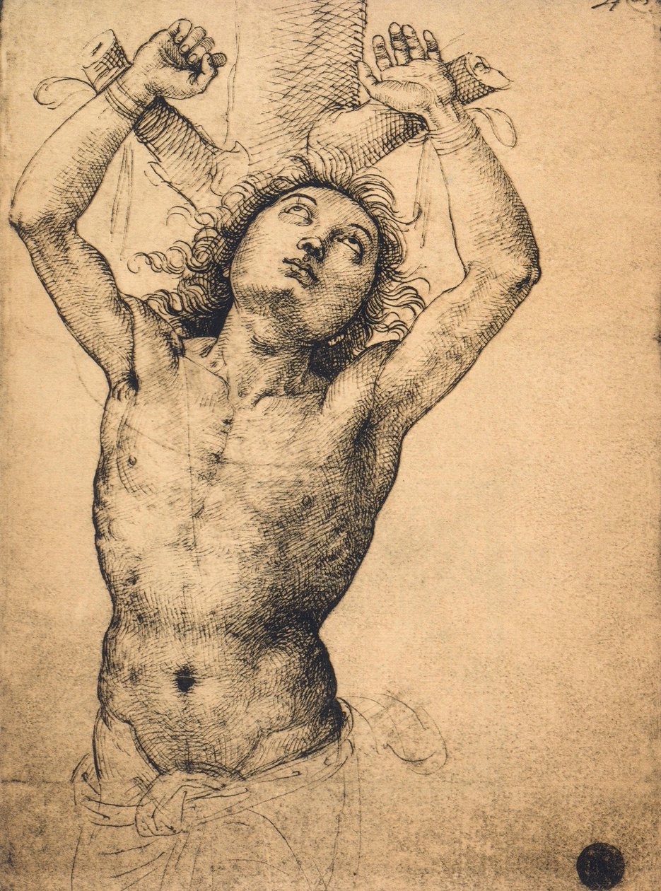 Saint Sebastian by Raffaello Sanzio Raphael: Fine art print