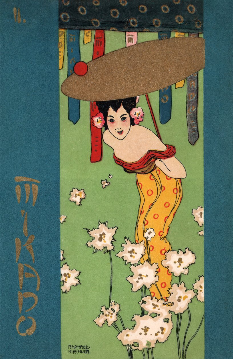Geisha, c.1900 by Raphael Kirchner