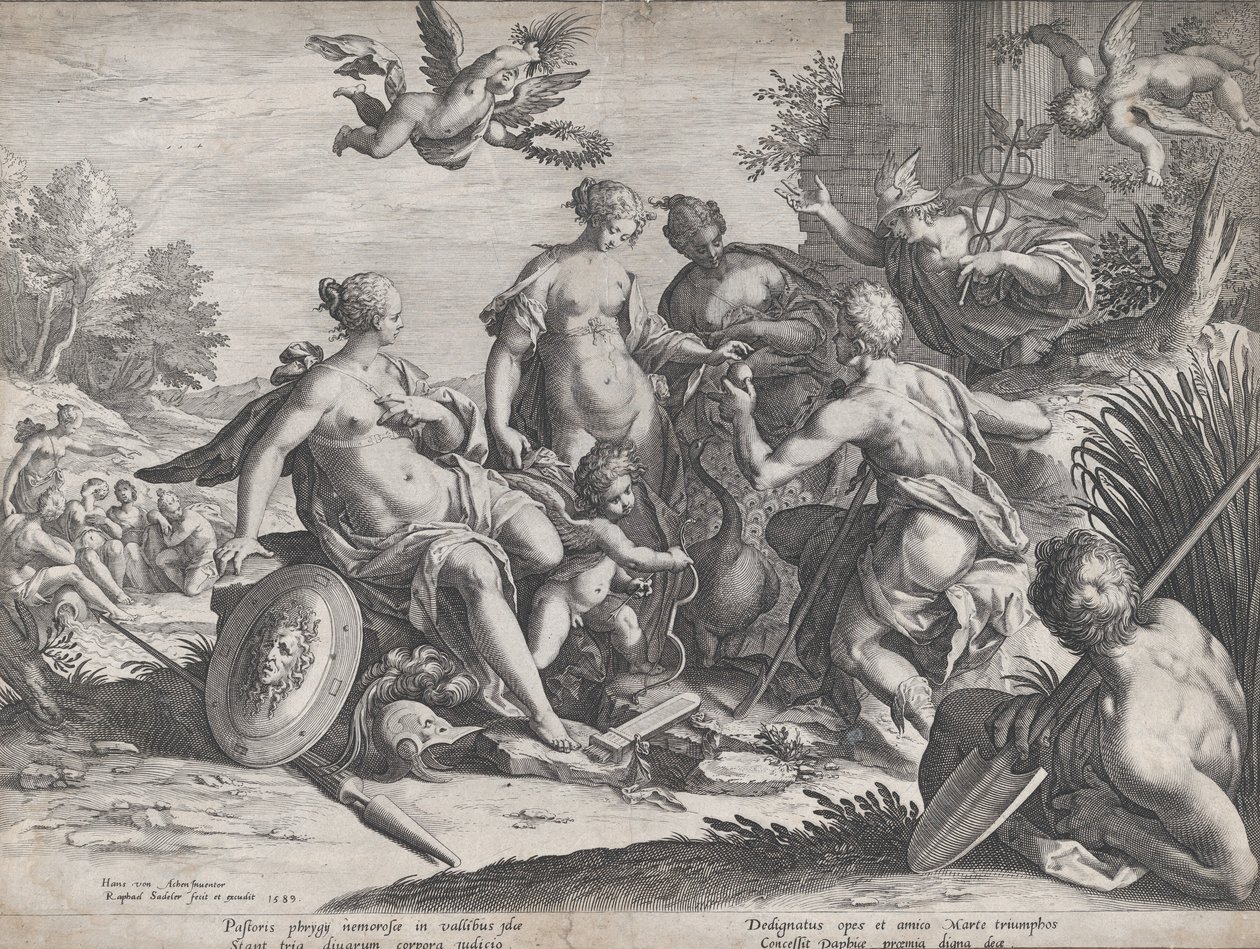 The Judgement of Paris, 1589 by Raphael Sadeler