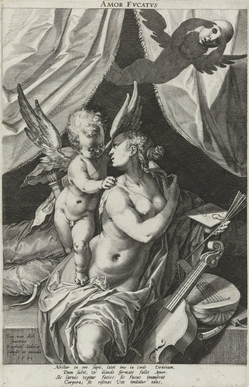 Allegory of Deceptive Love by Raphaël Sadeler (I)
