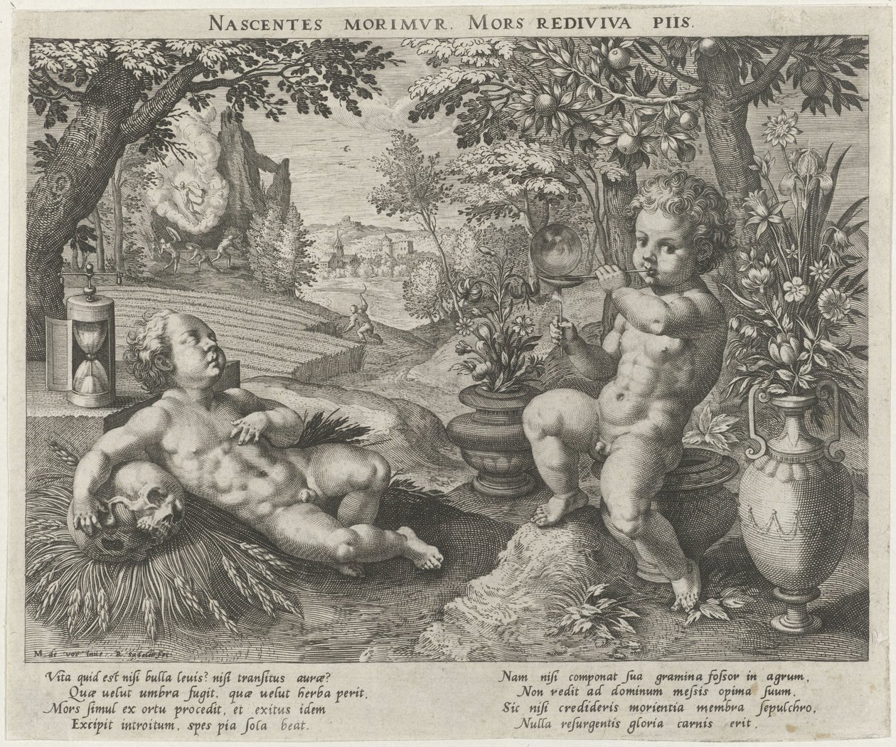Allegory of Transience by Raphaël Sadeler (I)