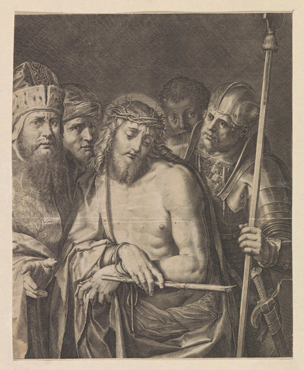 Ecce Homo by Raphaël Sadeler (I)