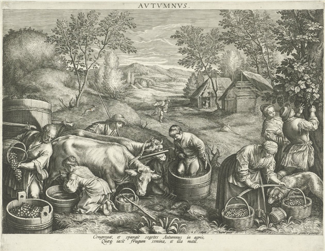 Autumn (Avtvmnvs) by Raphaël Sadeler (I)