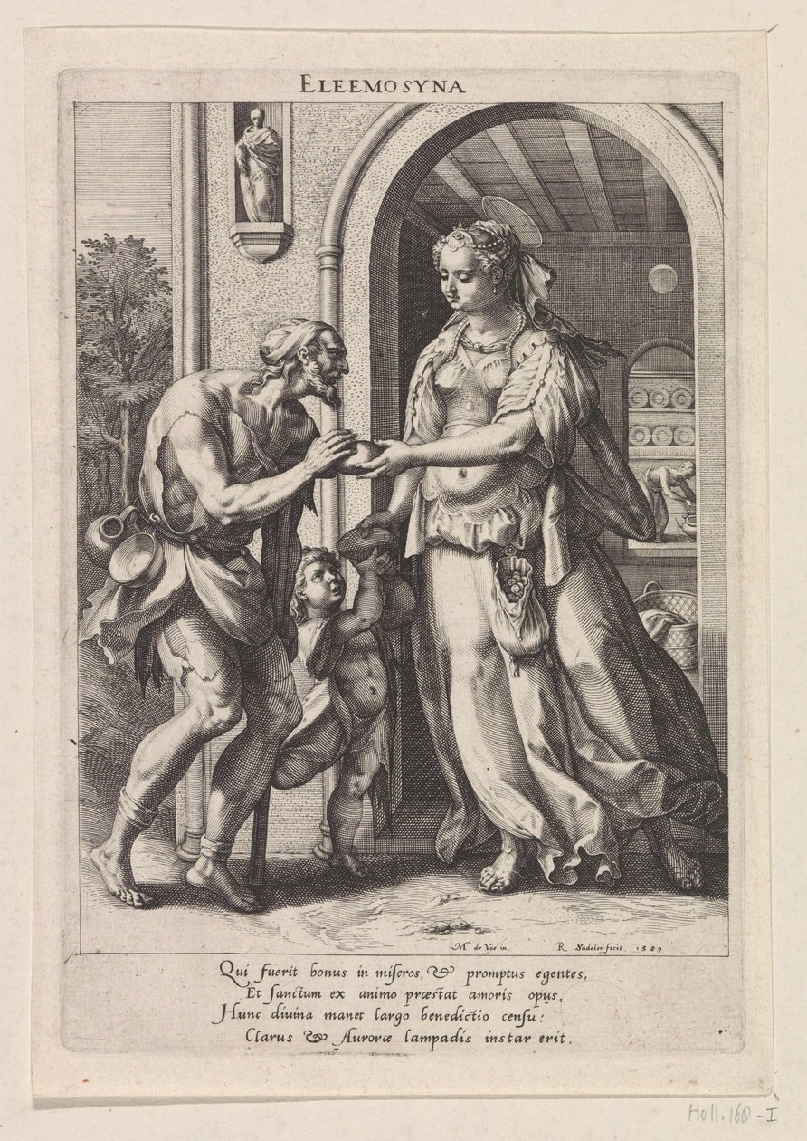Charity by Raphaël Sadeler (I)