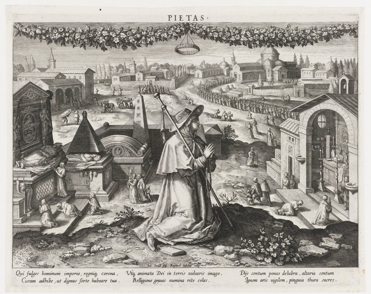 Pietas as the Personification of Piety by Raphaël Sadeler (I)