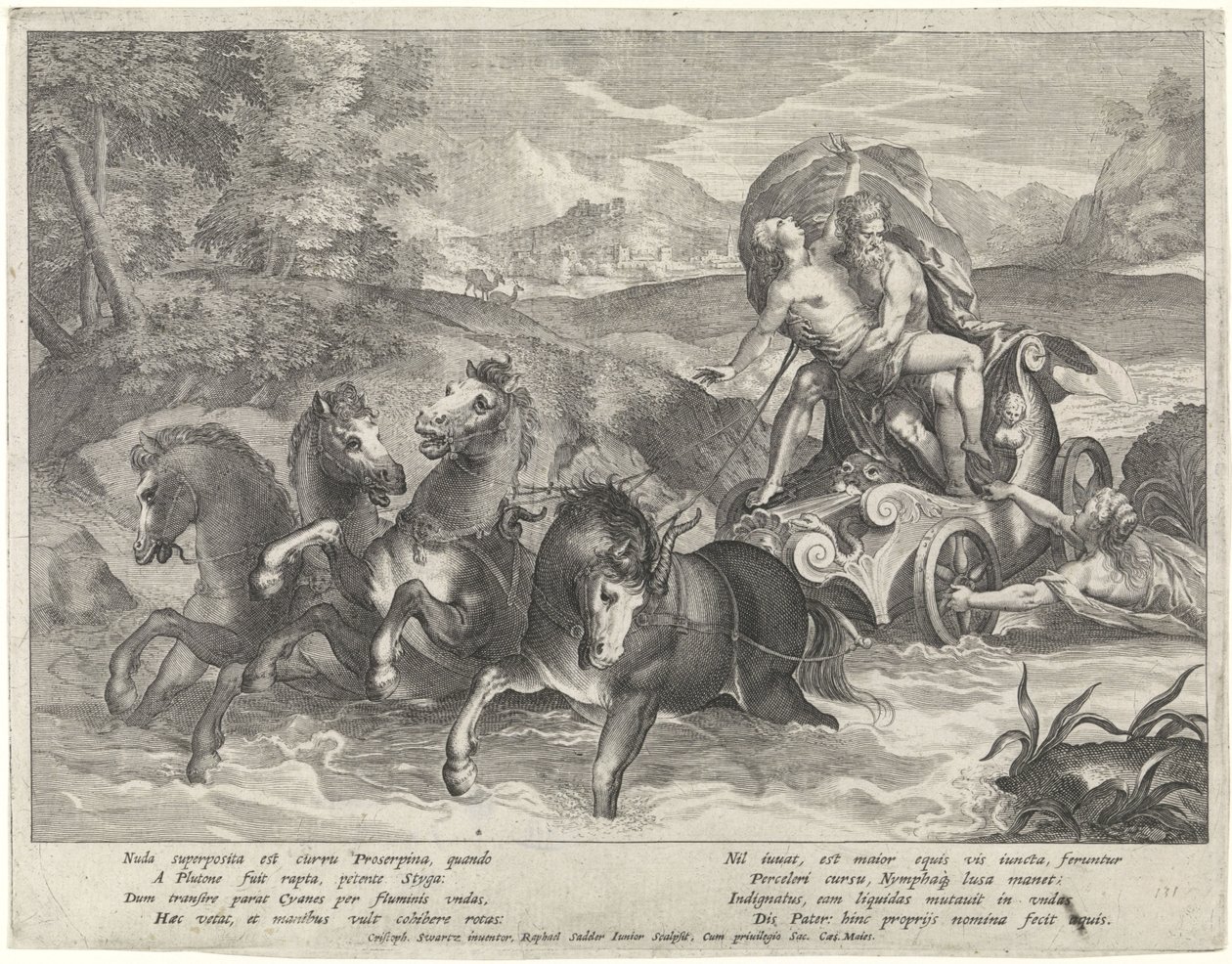 The Rape of Proserpina by Raphaël Sadeler (II)