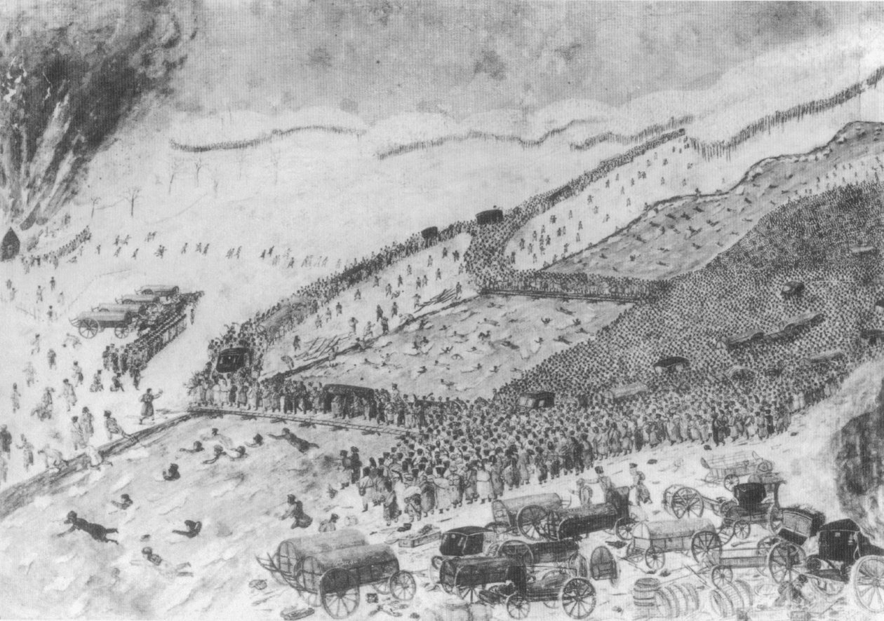 The Passage of the Berezina, November 26, 1812 by Raymond Fournier Sarloveze