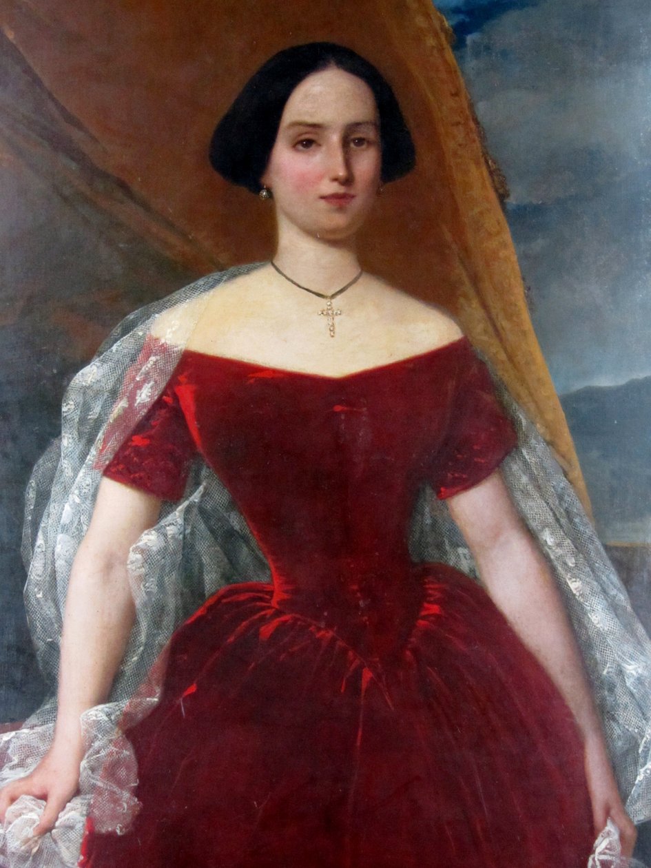 Sister García-Huidobro Luco (detail) by Raymond Auguste Quinsac Monvoisin