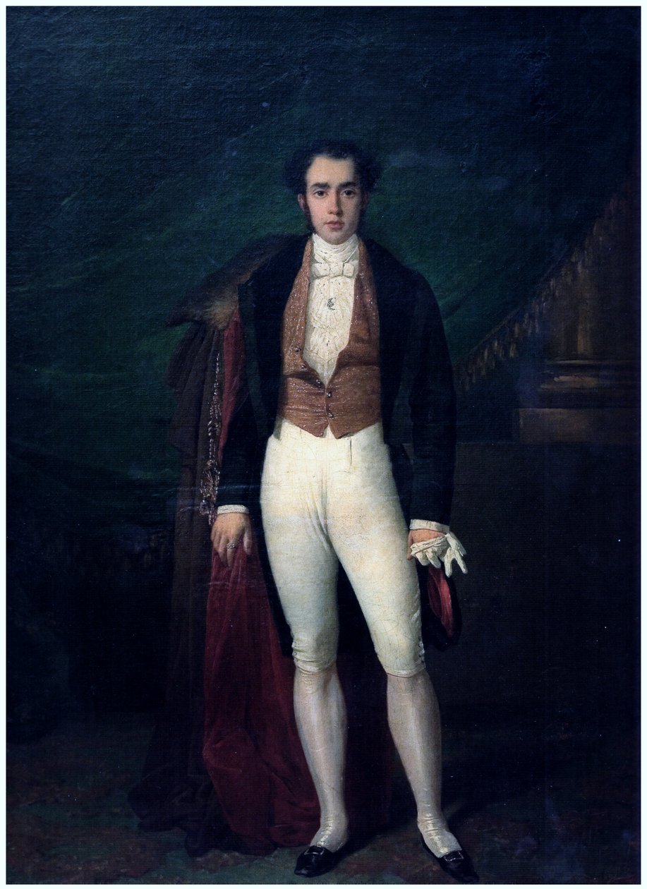 Portrait of José Manuel Ramirez Rosales by Raymond Quinsac Monvoisin