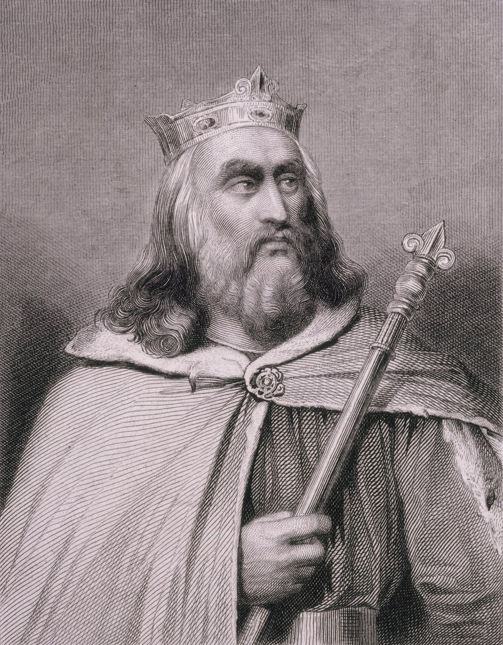 Clotaire or Chlotar II, King of the Franks by Raymond Quinsac Monvoisin