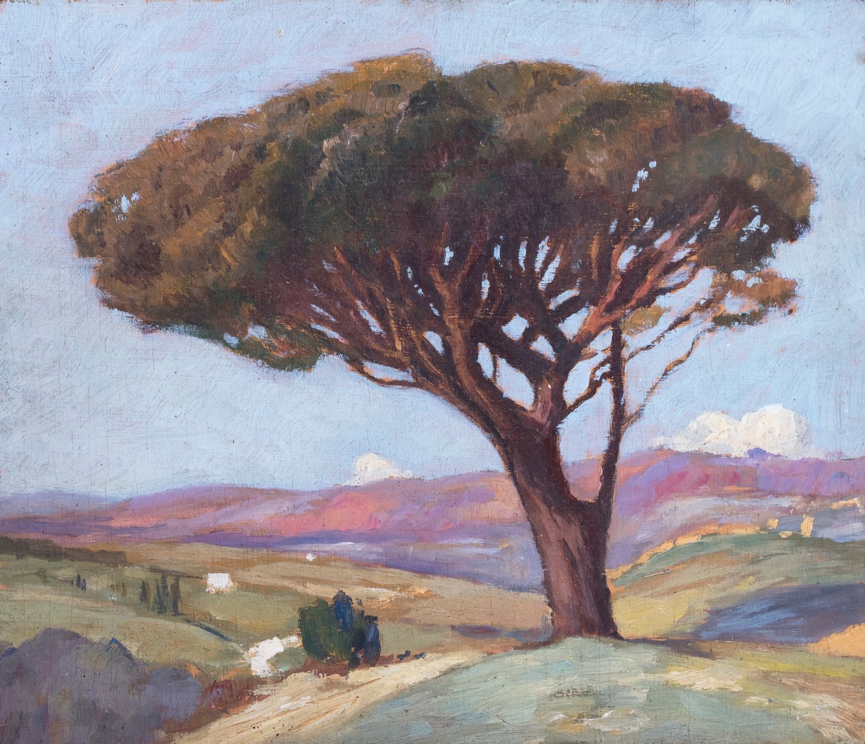 Landscape with Umbrella Pine by Raymond Bonnefon