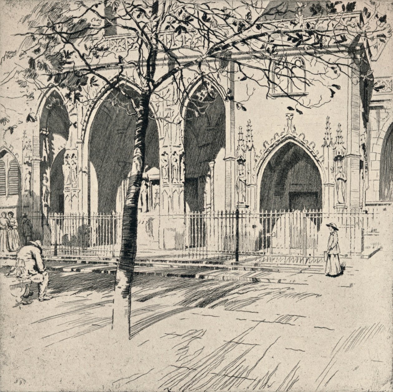 Façade of the Church of St Germain-l